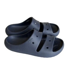 Crocs Classic Women's Size 6 Sandal Slide Ons Navy Blue Comfort Sandals